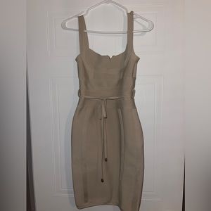Taupe bandage dress house of CB